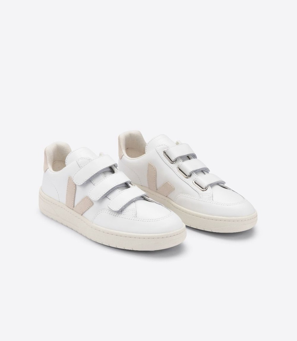 Veja Sneakers Mens - V-lock Leather - White - 2973HVFEQ